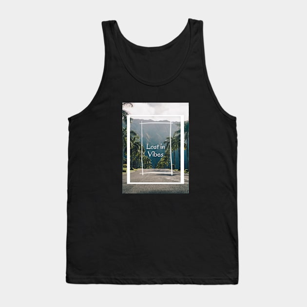 Lost in vibes of vacation Tank Top by TeeProDesigns